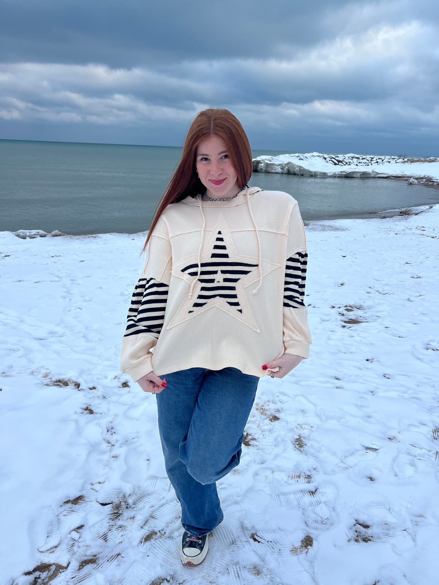 Star Stripe Pullover